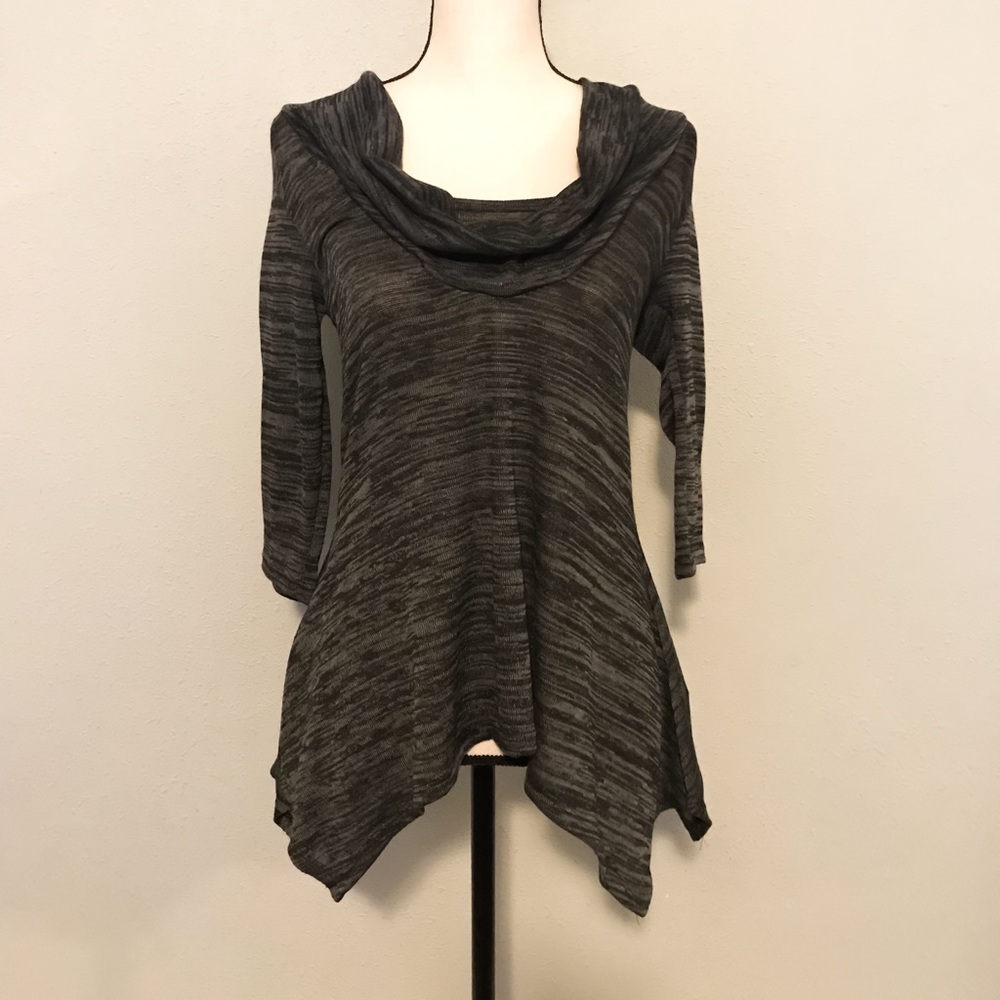 [Black N’ Blue] Black Flow Top - Picture 2 of 6
